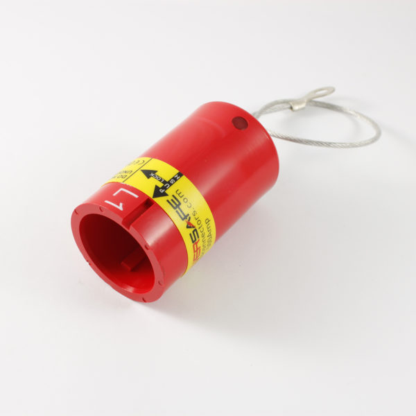 Powersafe Env. Locking Cap Panel Drain RED Line 1 IP67